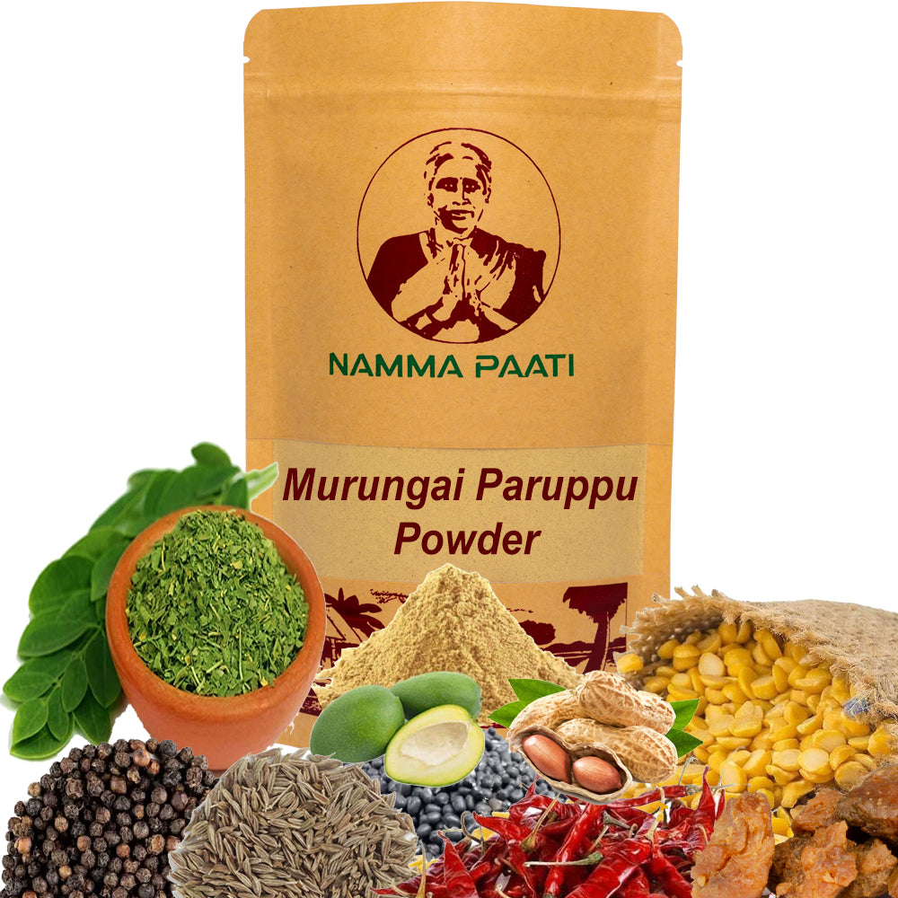 Murungai (Moringa) Paruppu  Podi (200 g) | முருங்கை இலை பருப்பு பொடி (Pre-Order only)